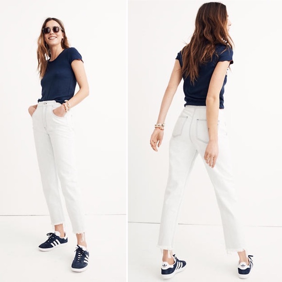 Madewell Wide Leg Tapered Jeans Faded Wash Sz 32 - Picture 5 of 13